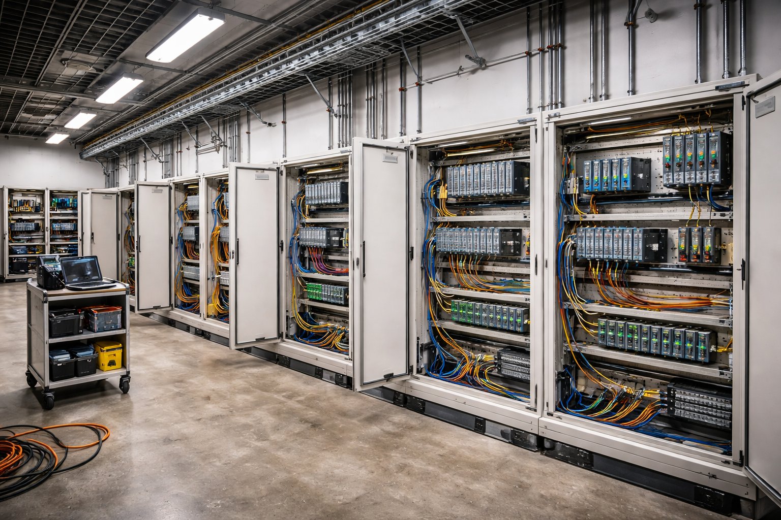 Tuyauterie avec débitmètres